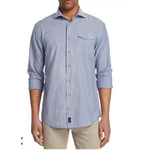Johnnie-O Troxler Striped Regular Fit cotton Button-Down Shirt Size XL casual
